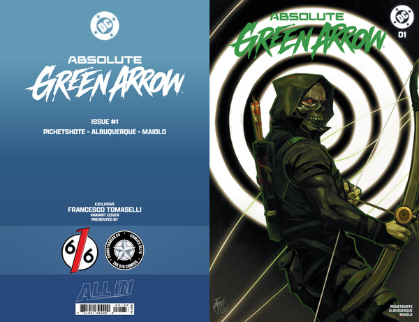 ABSOLUTE GREEN ARROW #1-2 TOMASELLI & KIRKHAM 616 COMICS Trade Dress Variant Set LTD 3000