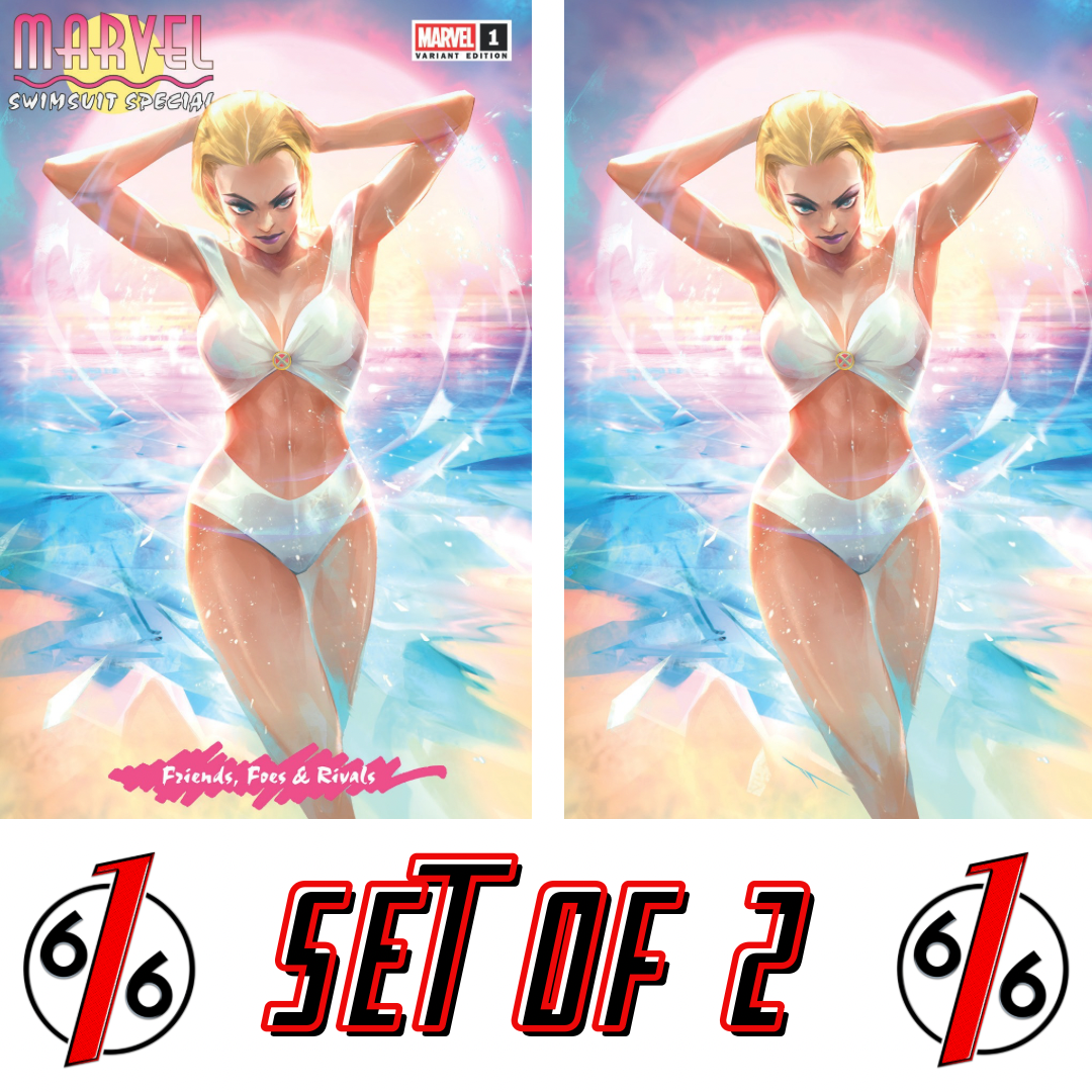 MARVEL SWIMSUIT SPECIAL #1 IVAN TAO 616 COMICS Trade Dress & Virgin Variant Set LTD 1000