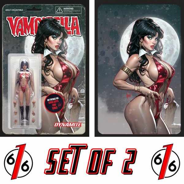 VAMPIRELLA #10 CEDRIC POULAT 616 COMICS Virgin Variant AB Set LTD 500