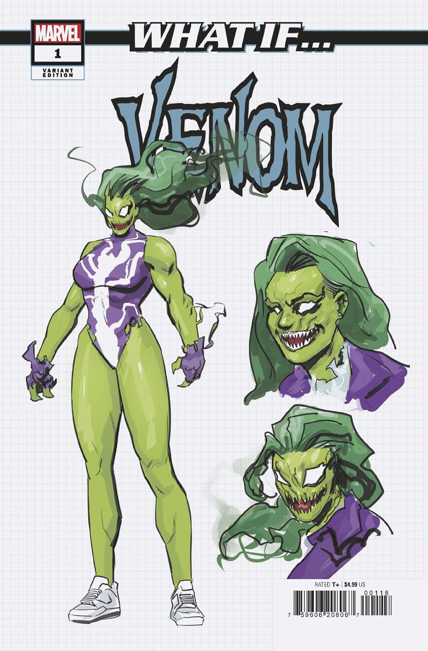 WHAT IF…? VENOM #1 TIAGO DA SILVA & 1:10 Design Ratio Variant Set