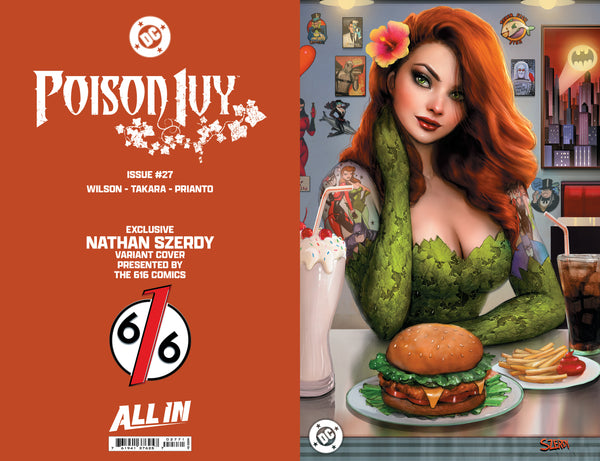 POISON IVY 27 SZERDY 616 DINER TATTOO FOIL Virgin Variant C LTD 1000