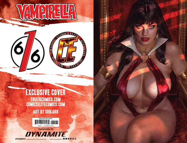 VAMPIRELLA #9 SHIKARII 616 COMICS Virgin Color Variant B LTD 500