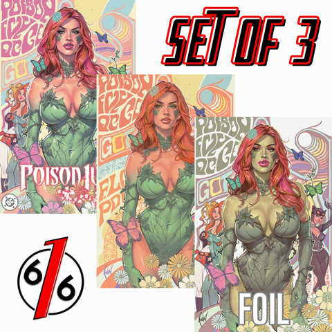 POISON IVY #35 CEDRIC POULAT 616 Trade Dress & Virgin & FOIL Variant Set LTD 1000