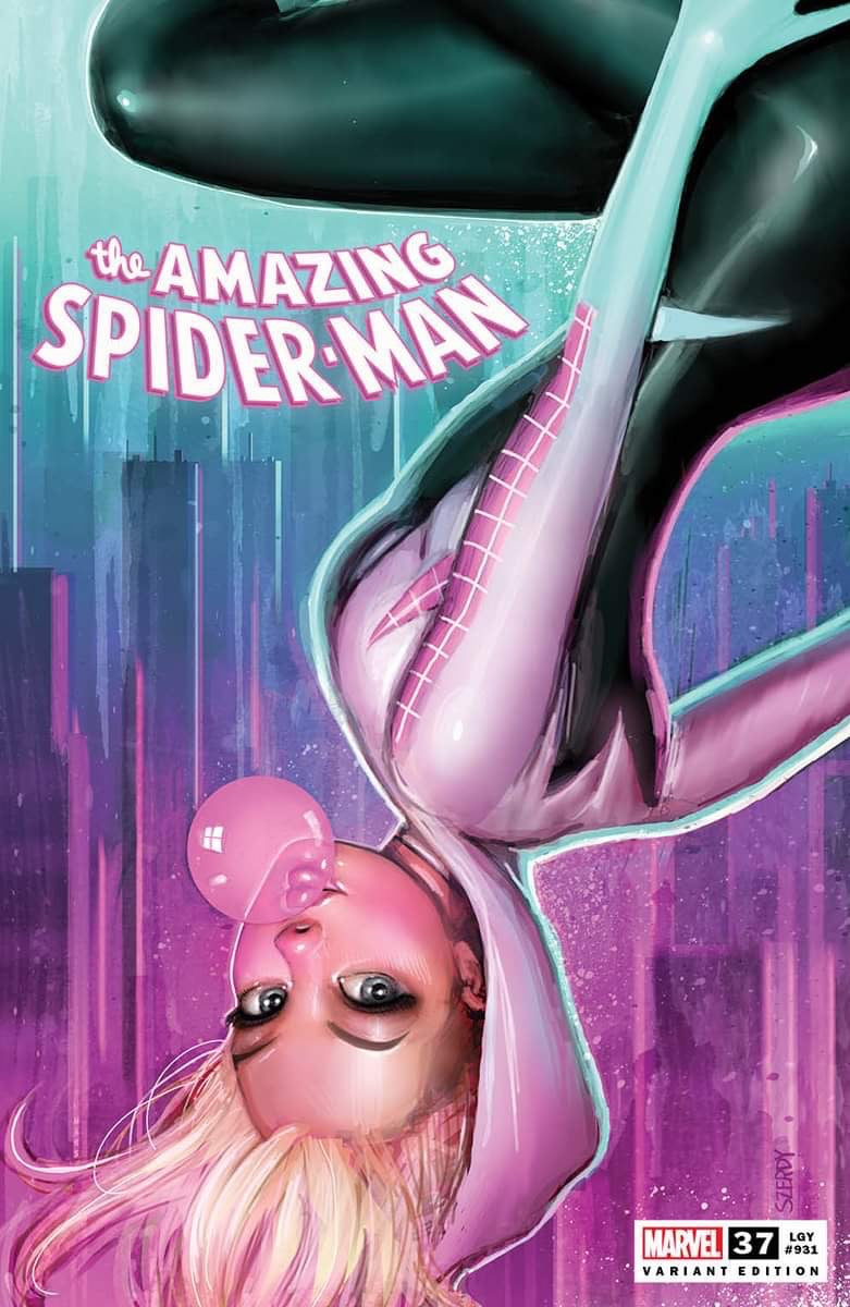AMAZING SPIDER-MAN 37 NATHAN SZERDY SPIDER-GWEN Trade & Virgin