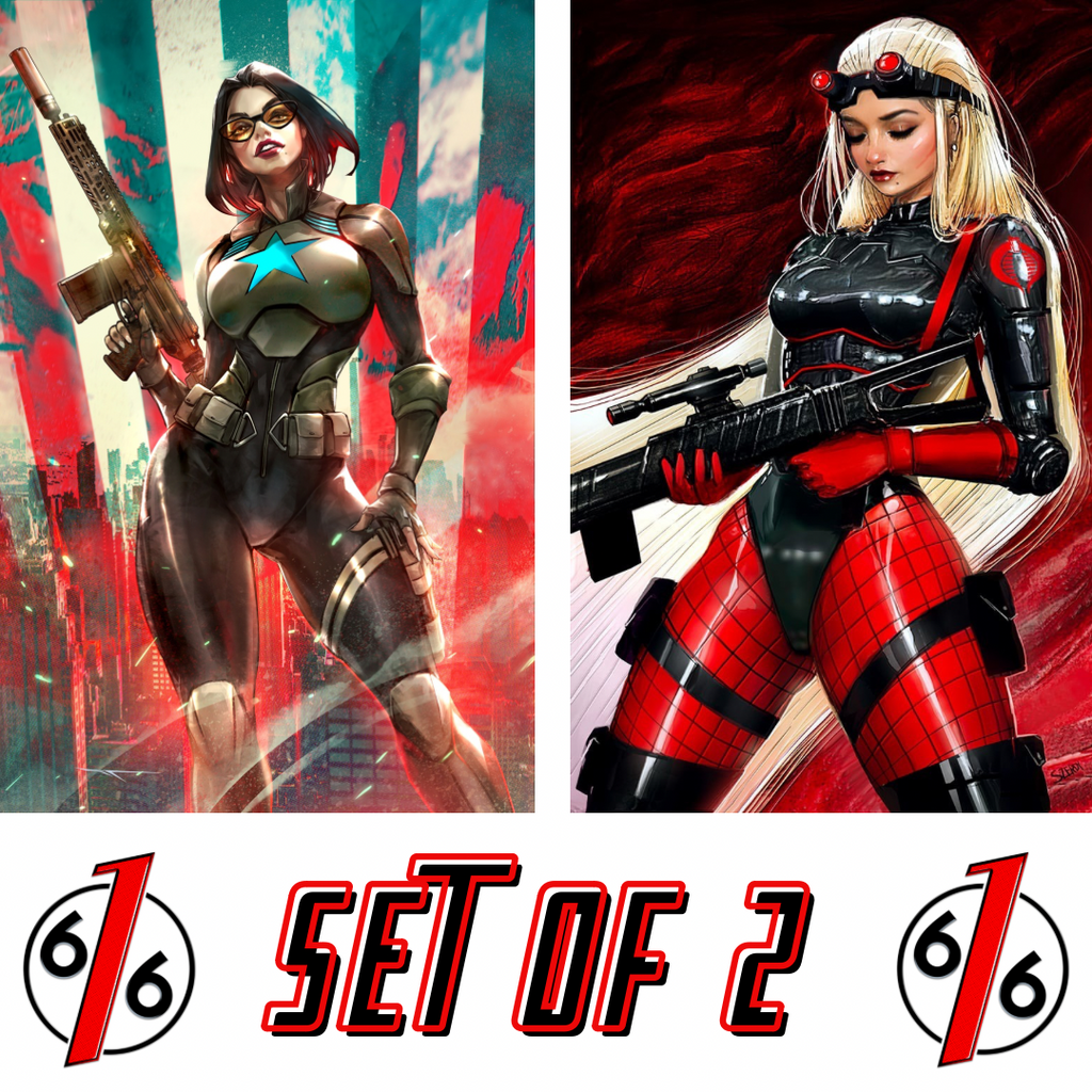 GI JOE #1 NATHAN SZERDY 616 & IVAN TAO Variant Set Of 2 LTD 1000 GI JOE #1 NATHAN SZERDY 616 & IVAN TAO Variant Set Of 2 LTD 1000