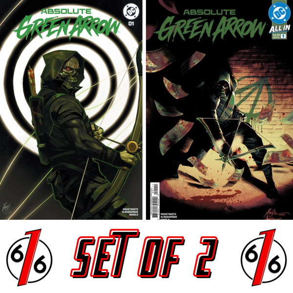 ABSOLUTE GREEN ARROW #1 TOMASELLI 616 Variant & ALBUQUERQUE Cvr A Set LTD 3000