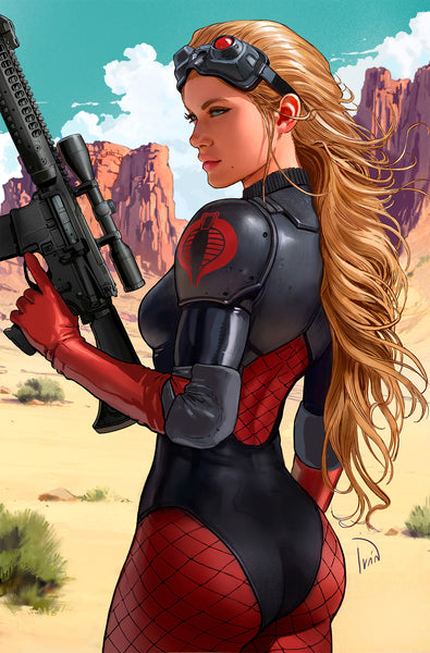 GI JOE #6-7 IVAN TALAVERA 616 COMICS Virgin FOIL Connecting Variant Set LTD 750
