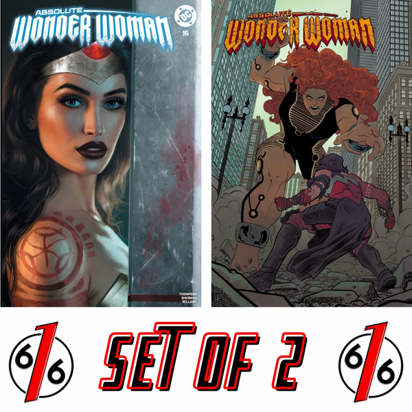 ABSOLUTE WONDER WOMAN #17 CARLA COHEN & HAYDEN SHERMAN Cvr A Set LTD 3000