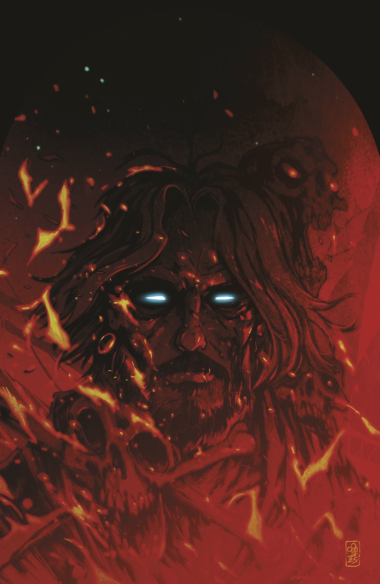 BRZRKR THE BLEEDING TIDE #1 MICHAEL DIALYNAS 1:20 Virgin Ratio Variant