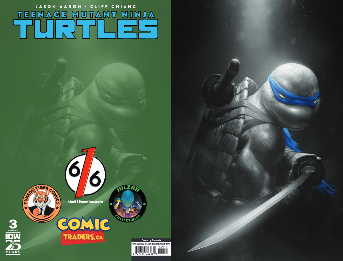 TEENAGE MUTANT NINJA TURTLES 2024 #3 RAHZZAH 616 Virgin Variant B