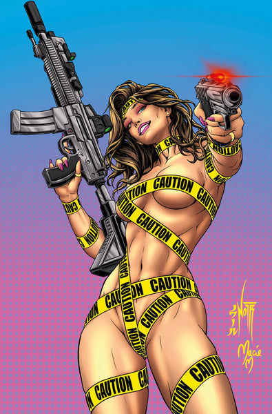 GUN HONEY DOUBLES DOWN #3 JORDAN NOIR 616 COMICS Virgin Variant C LTD 500