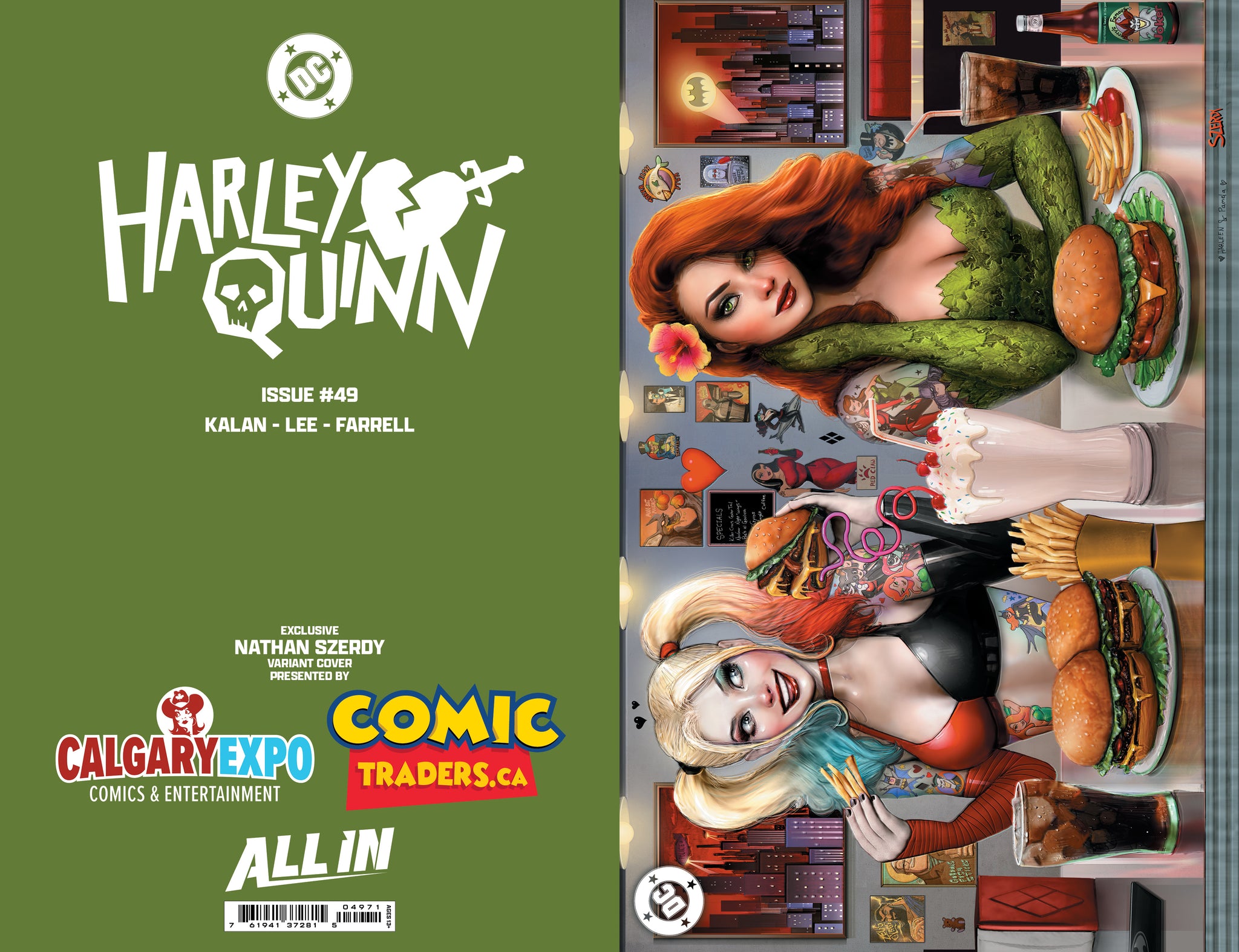 HARLEY QUINN #49 NATHAN SZERDY Calgary Fan Expo Horizontal Virgin