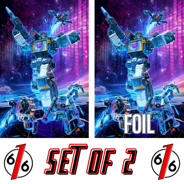 TRANSFORMERS #24 BJORN BARENDS 616 COMICS 80s Retro SOUNDWAVE Virgin Variant Set LTD 750