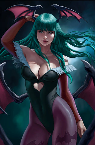 TEAM DARKSTALKERS #1 IVAN TALAVERA 616 MORRIGAN Virgin Variant A LTD 500