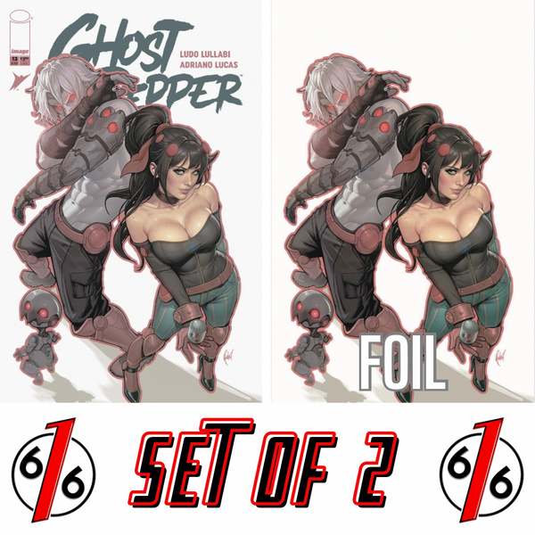 GHOST PEPPER #13 CEDRIC POULAT 616 COMICS Trade Dress Cvr B & Exclusive Virgin Foil Variant Set LTD 1000