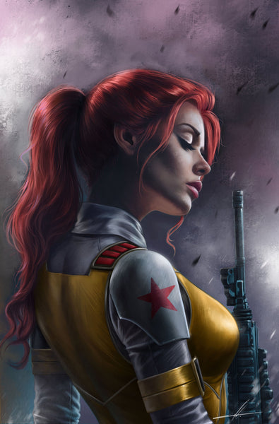 GI JOE #16 CARLA COHEN 616 COMICS Scarlett Virgin & FOIL AB Variant Set LTD 750