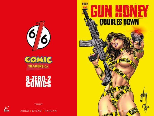 GUN HONEY DOUBLES DOWN #3 JORDAN NOIR 616 COMICS Trade Dress & Virgin Variant ABC Set LTD 500