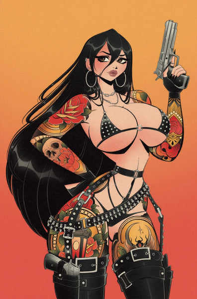 GUN HONEY DOUBLES DOWN #4 BLOODKNOTCOLLECTIVE 616 COMICS Trade Dress & Virgin Variant ABC Set LTD 250