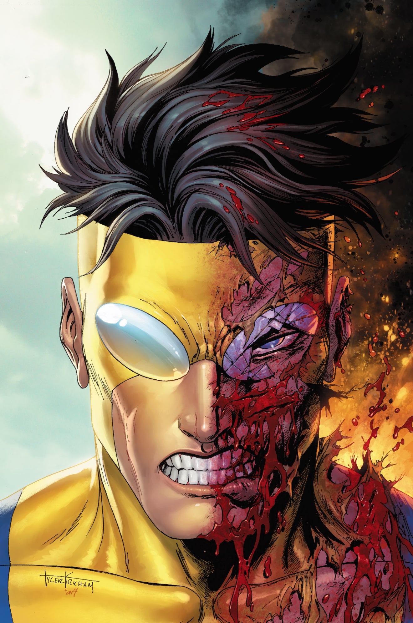 INVINCIBLE RETURNS FACSIMILE EDITION #1 REPRINT TYLER KIRKHAM 616