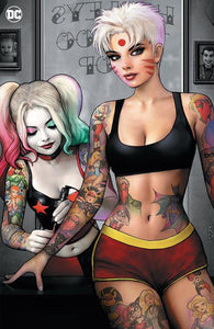 BIRDS OF PREY UNCOVERED #1 NATHAN SZERDY 1:50 Virgin Tattoo Variant HARLEY QUINN