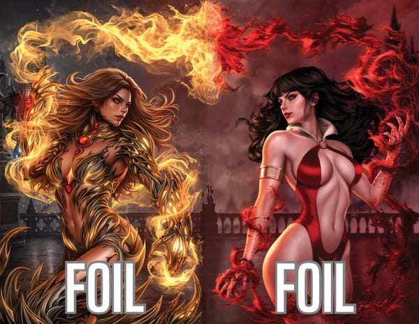 WITCHBLADE VAMPIRELLA 1 DAVID & MICHELLE DIAS 616 COMICS Variant ABCDEF Set Of 6 LTD 550