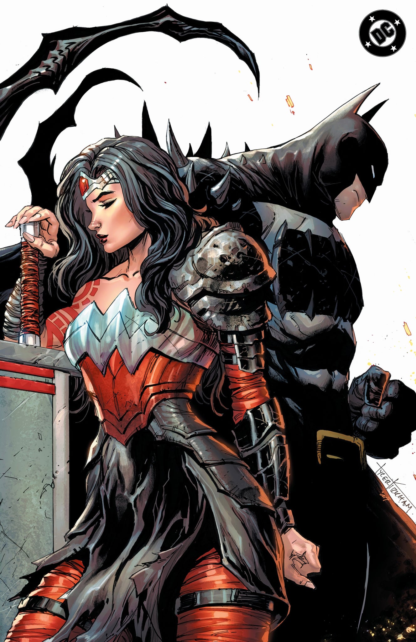 ABSOLUTE WONDER WOMAN #15 TYLER KIRKHAM 616 COMICS Virgin SPOT FOIL Variant C LTD 1000