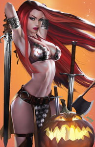 RED SONJA 15 JOSH BURNS 616 HALLOWEEN Virgin Variant B LTD 500