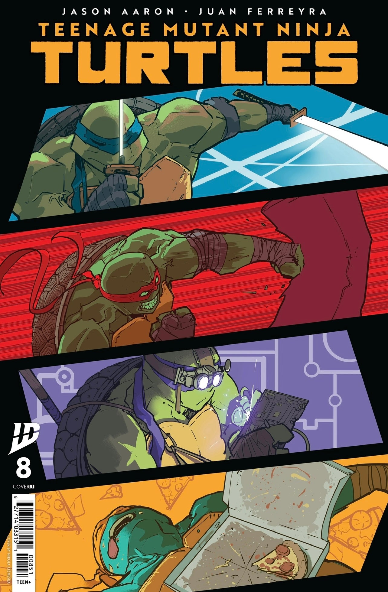 TEENAGE MUTANT NINJA TURTLES #8 NIKOLA CIZMESIJA 1:25 Ratio Variant