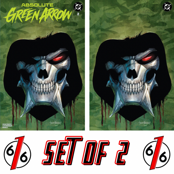 ABSOLUTE GREEN ARROW #2 TYLER KIRKHAM 616 COMICS Trade Dress & Virgin Variant AB Set LTD 1000