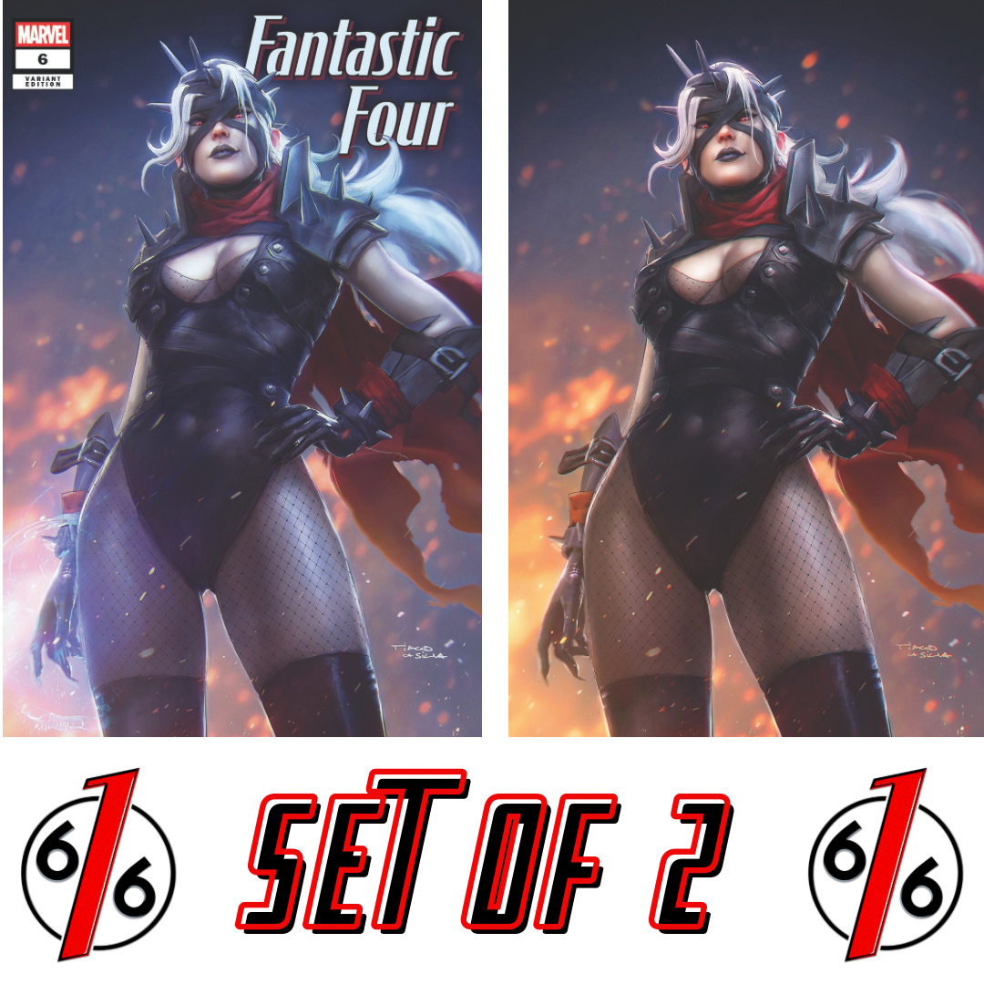FANTASTIC FOUR #6 TIAGO DA SILVA 616 Trade Dress & Virgin Variant AB Set LTD 1000