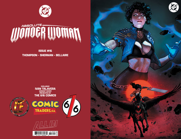 ABSOLUTE WONDER WOMAN #16 IVAN TALAVERA 616 Virgin Variant B LTD 1000