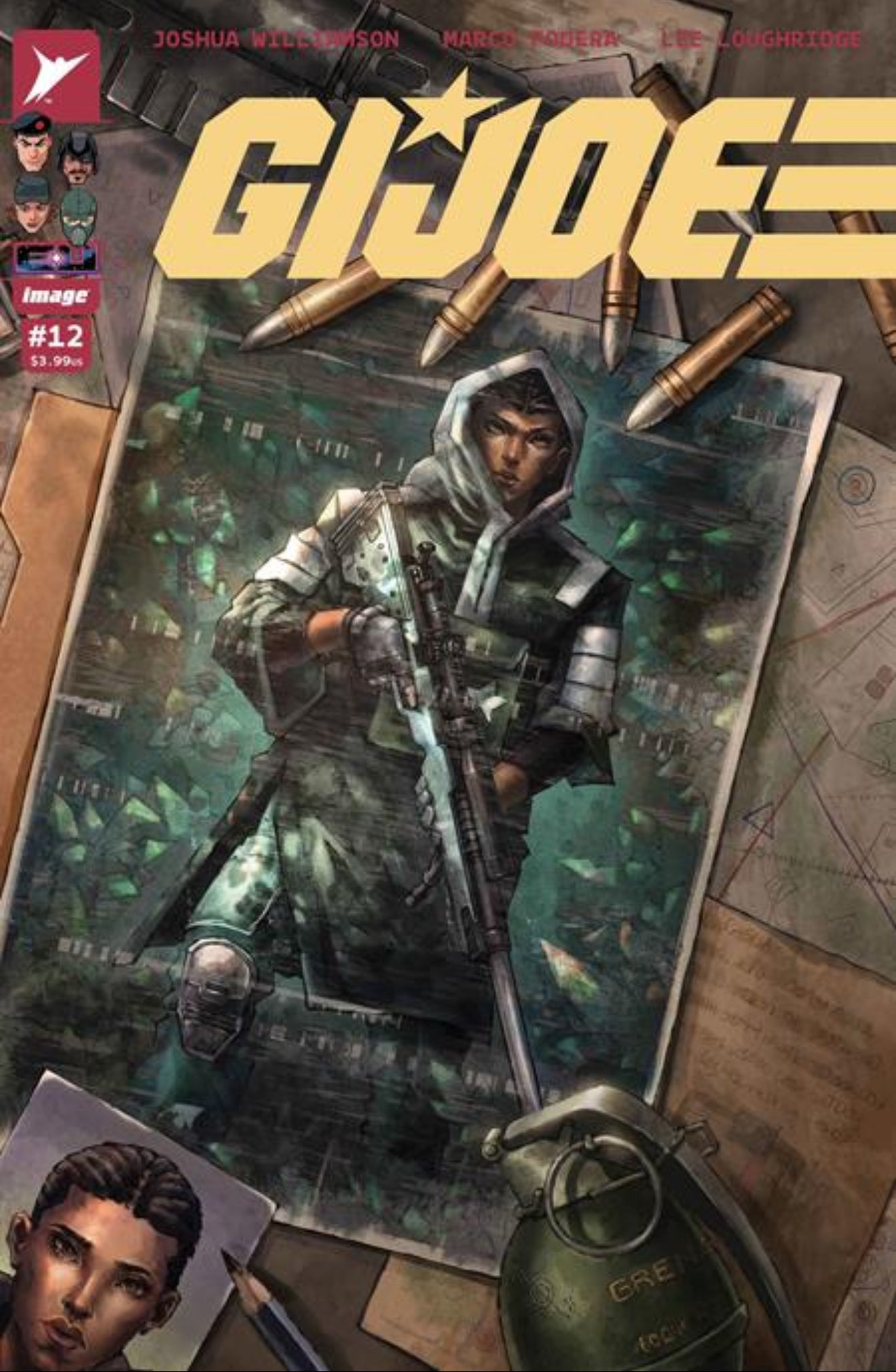 GI JOE #12 ALAN QUAH 1:10 Connecting Ratio Variant Cvr C