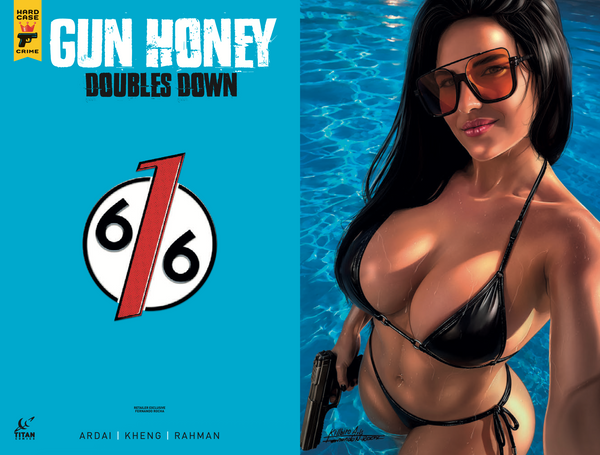 GUN HONEY DOUBLES DOWN #4 FERNANDO ROCHA 616 COMICS Virgin Variant ABC Set LTD 250