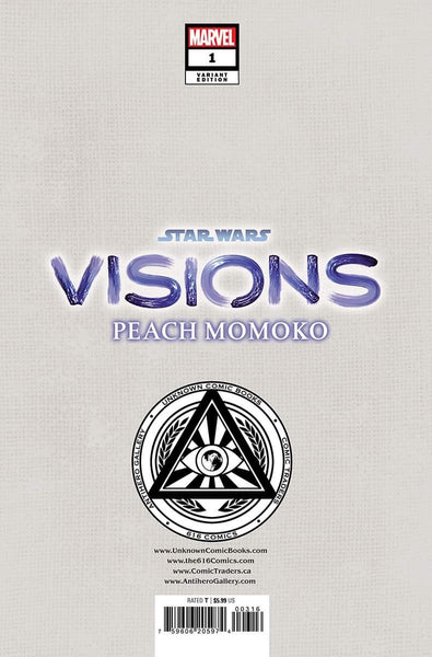 STAR WARS VISIONS PEACH MOMOKO 1 RICKIE YAGAWA Trade Dress & Virgin Variant
