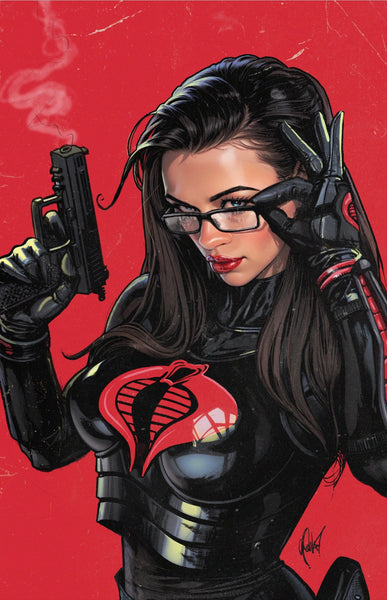 GI JOE REAL AMERICAN HERO #1 REPRINT CEDRIC POULAT 616 Trade Dress & Virgin Variant Set LTD 750