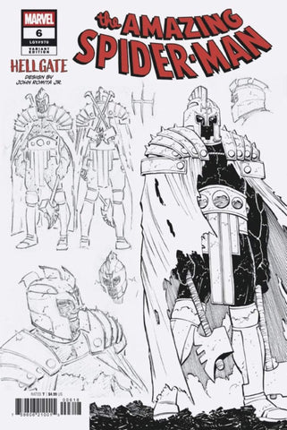AMAZING SPIDER-MAN #6 JOHN ROMITA JR 1:10 Design Ratio Variant