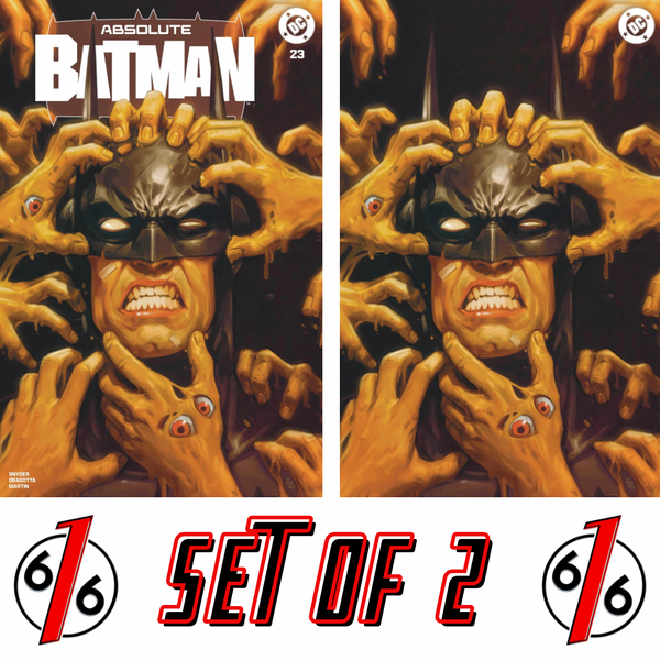 ABSOLUTE BATMAN #23 FRANCESCO TOMASELLI 616 COMICS Trade Dress & Virgin Variant AB Set LTD 1000
