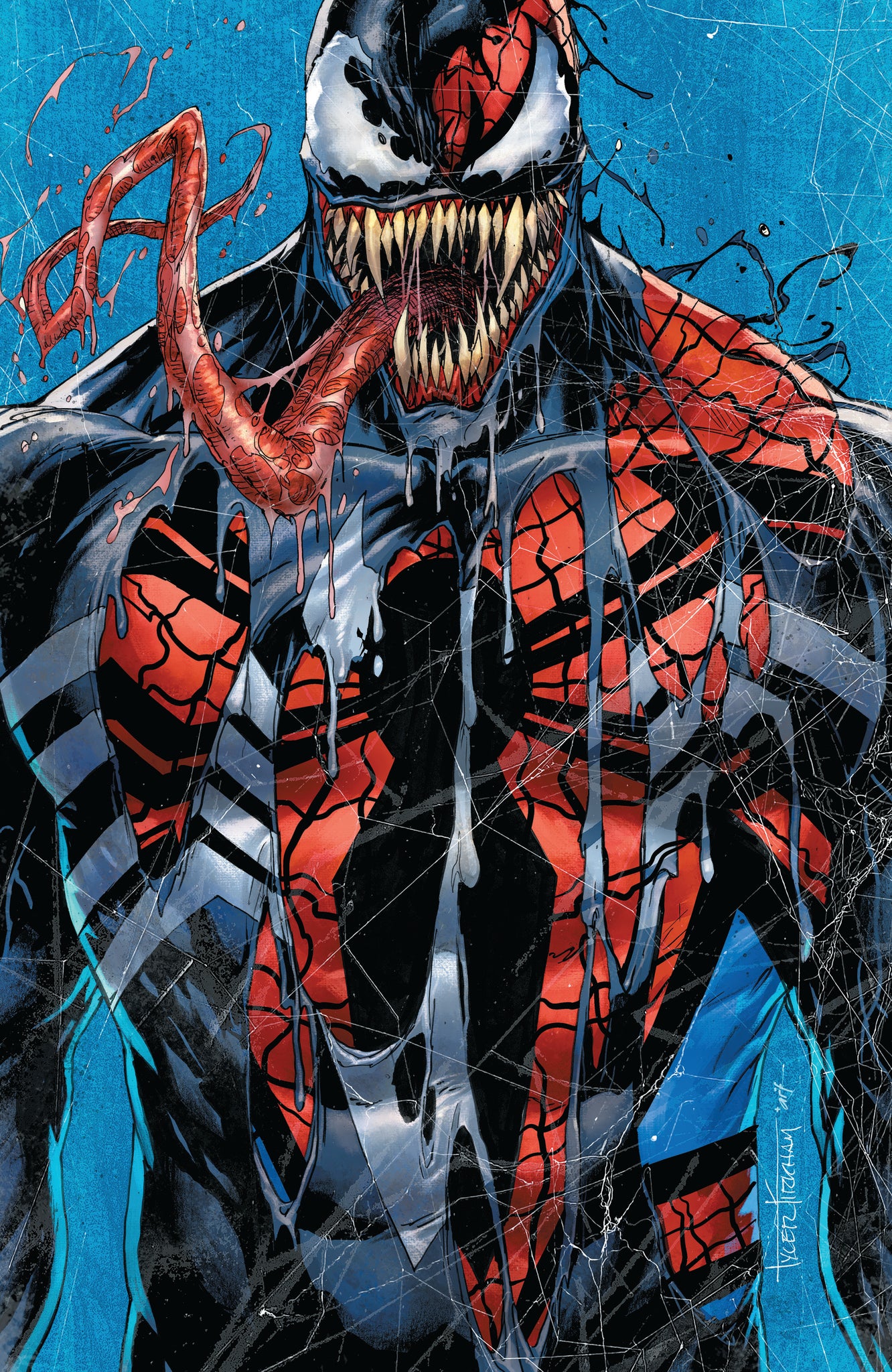 WEB OF VENOM #1 TYLER KIRKHAM 616 COMICS Virgin Variant B LTD 1000
