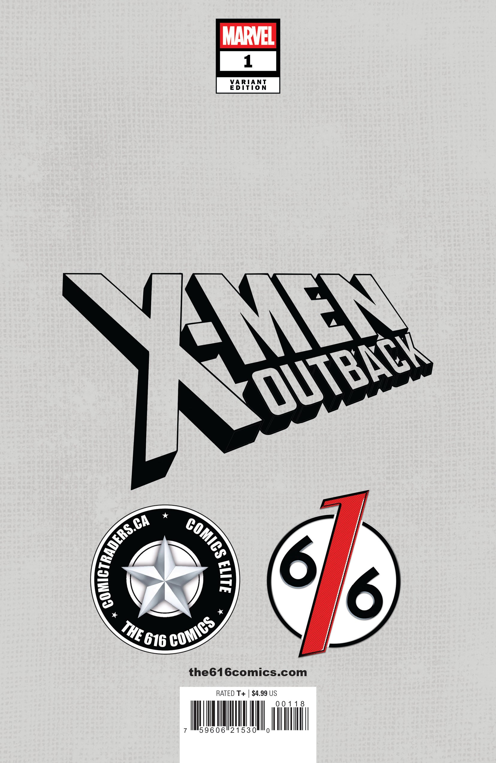 X-MEN OUTBACK #1 IVAN TALAVERA 616 COMICS Trade Dress Variant A
