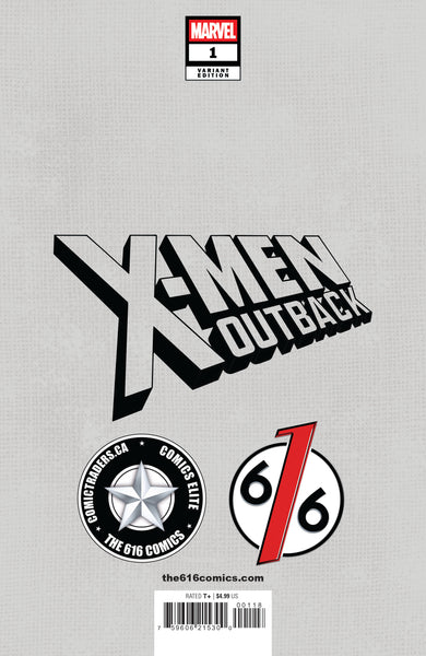 X-MEN OUTBACK  #1 IVAN TALAVERA 616 COMICS Trade Dress & Virgin Variant ABC Set LTD 1000