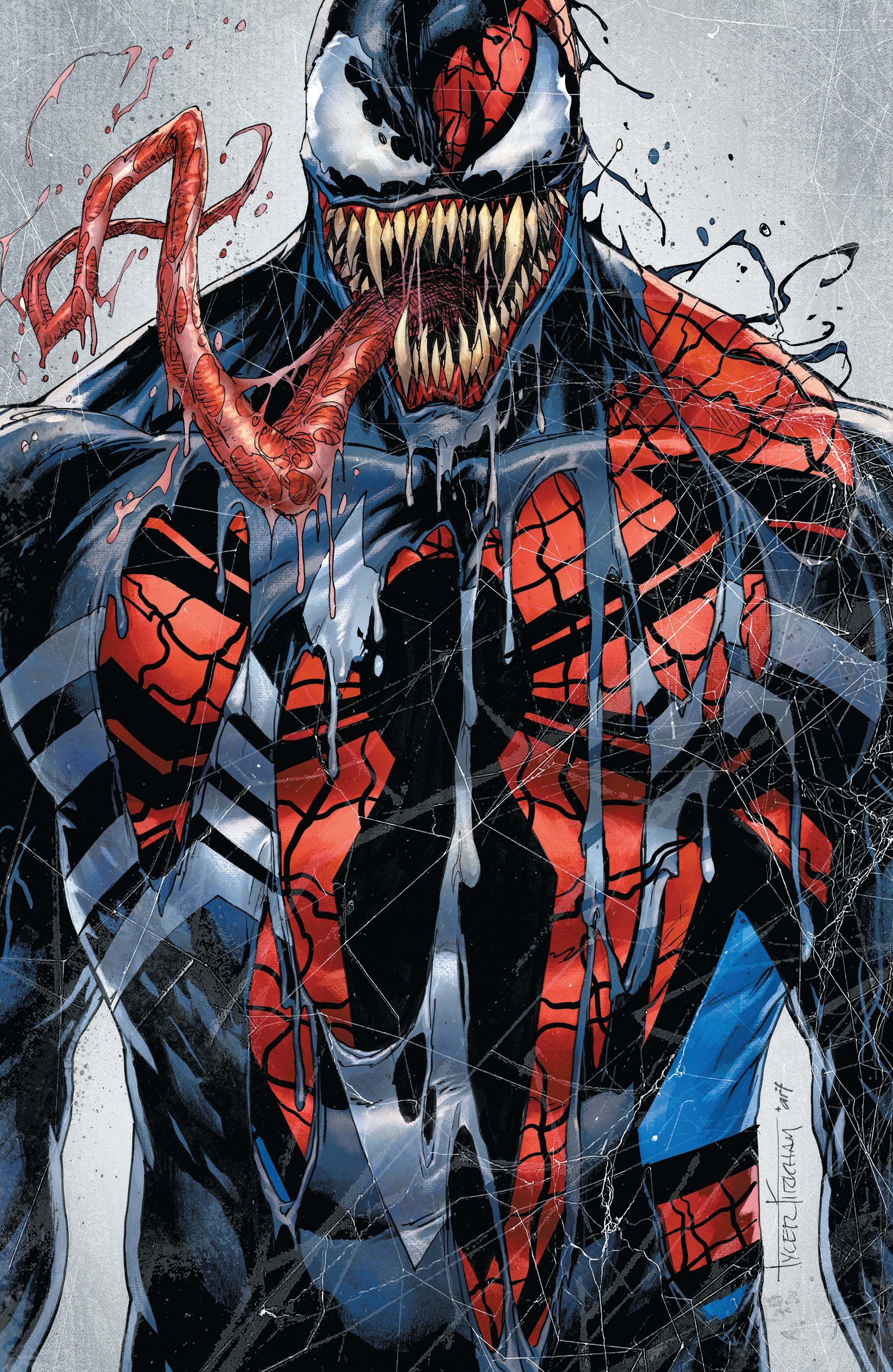 SIGNED - WEB OF VENOM #1 TYLER KIRKHAM 616 COMICS Variant Set ABC