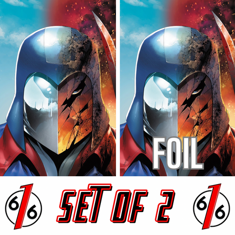 GI JOE #5 TYLER KIRKHAM 616 COMICS Cobra Commander Virgin & FOIL Variant Set LTD 750