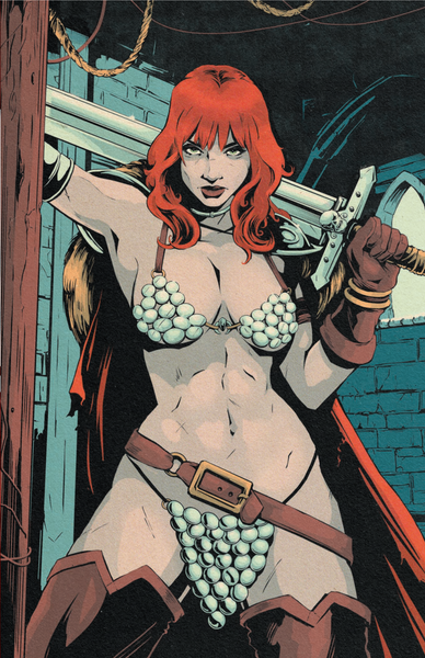 RED SONJA SHE DEVIL WITH A SWORD #1 FLOPS 616 COMICS Trade Dress & Virgin Variant ABC Set LTD 500