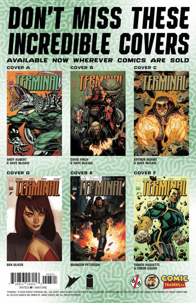 TERMINAL #3 SHIKARII 616 COMICS Virgin & Virgin FOIL Variant AB Set LTD 1000