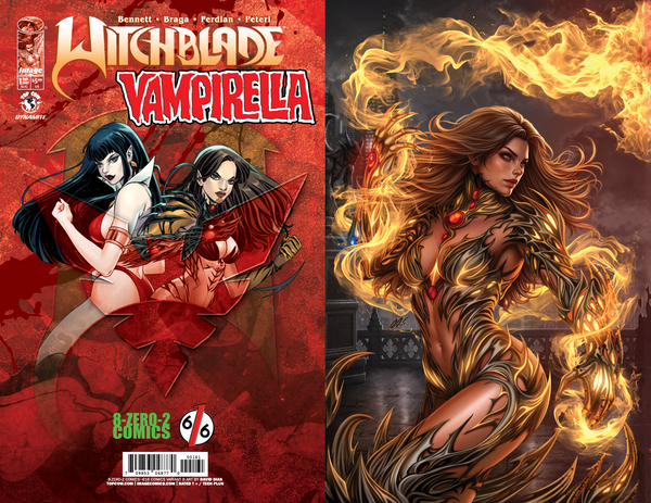 WITCHBLADE VAMPIRELLA 1 DAVID & MICHELLE DIAS 616 COMICS Variant ABCDEF Set Of 6 LTD 550