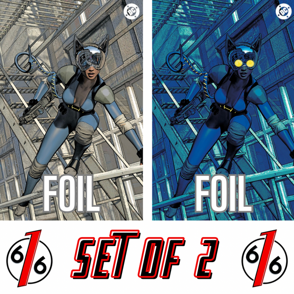 ABSOLUTE CATWOMAN #2 MIKE MAYHEW 616 COMICS Virgin Foil Variant CD Set LTD 1000