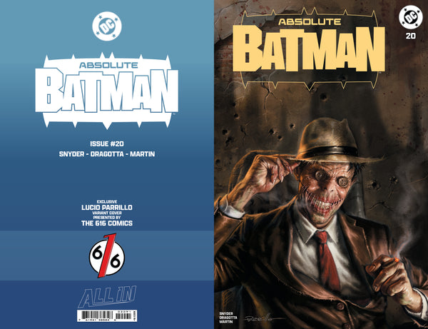 ABSOLUTE BATMAN #19 & 20 LUCIO PARRILLO & FABRIZIO DE TOMMASO 616 Trade Dress Variant Set LTD 3000