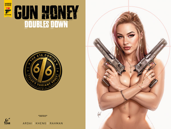 GUN HONEY DOUBLES DOWN #3 CEDRIC POULAT 616 COMICS WHATNOT Virgin Variant E LTD 250