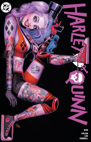 HARLEY QUINN #49 NATHAN SZERDY 616 TATTOO Trade Dress & Virgin Variant Set AB LTD 1500