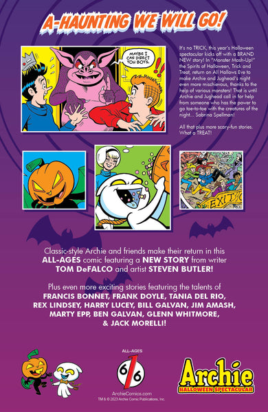 ARCHIE HALLOWEEN SPECTACULAR 2023 2024 JOSH BURNS 616 Virgin Variant Set Of 6 LTD 250